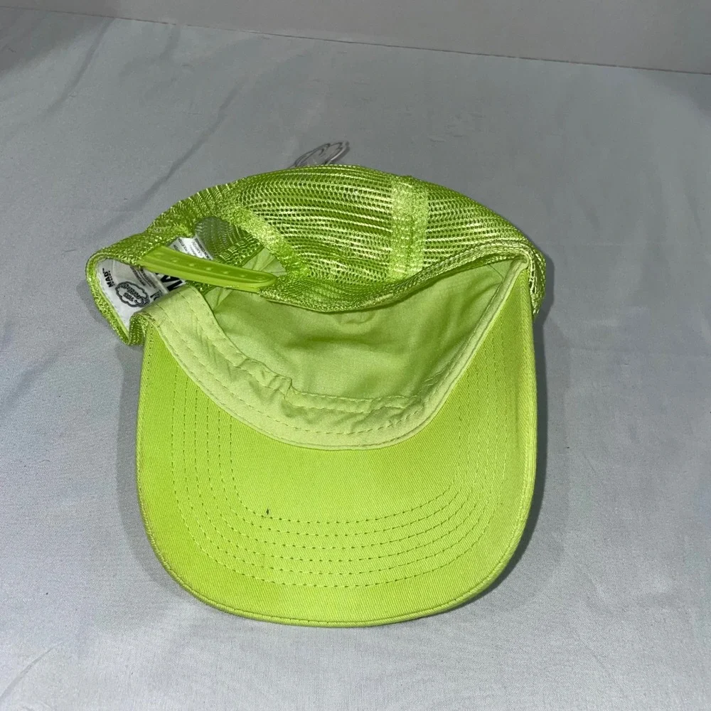 The Simpsons Bart Simpson Neon Green Trucker Hat Snapback Mad Engine